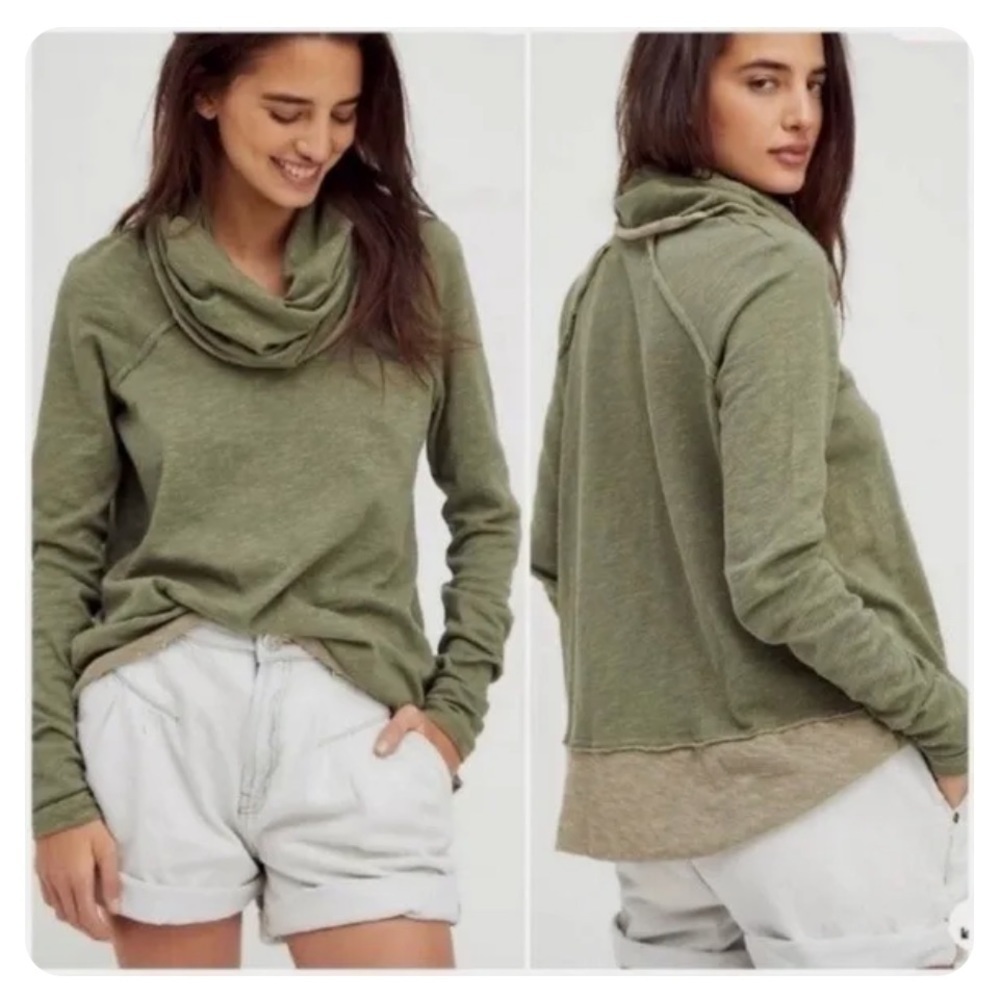 Free People
Beach Cotton Cocoon Cowl Pullover - Women's ONE SIZE